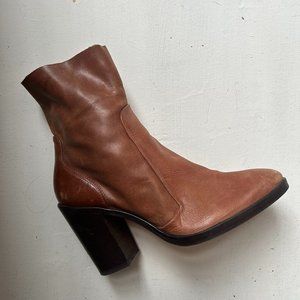Urban Outfitters Crosswalk Leather Dream Ankle Boot [Made in Spain]